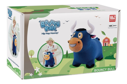 Imagen 2 de 5 de Toro Pony Saltarin, Cubierta De Plush Bestoys