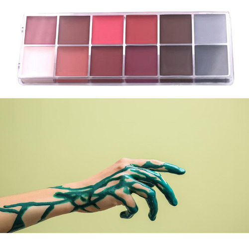 Pintura Facial Y Corporal, 12 Colores, Pintura Facial