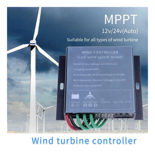 Controlador De Generador Eólico 12/24v 800w Mppt Wind Charge
