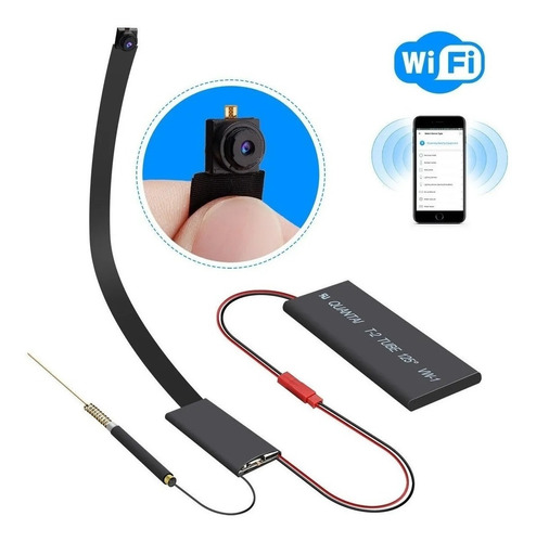 Imagen 1 de 4 de Mini Camara Espia Wifi Hd Microfono 1920x1080 4k App P2p