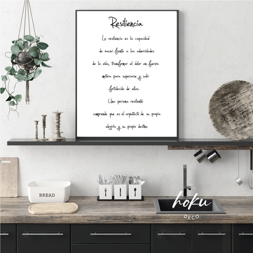Imagen 2 de 2 de Cuadro 30x40 Frases, Frases Personalizadas