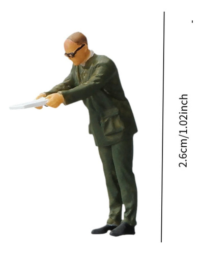 2 Figuras En Miniatura 1:64 Escena En Miniatura Para