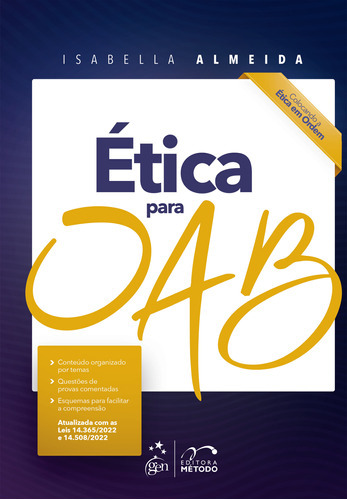 Ética Para Oab, De Isabella Almeida. Editora Método, Capa Mole Em Português