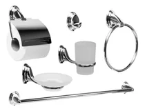 Comprar Juego Kit Accesorio Para Baño De 6 Piezas Acer Inox