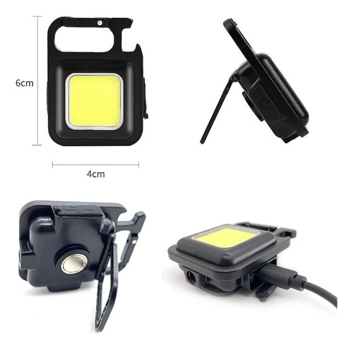 Mini Led Portátil Llavero Linterna Multifunción De Bolsillo