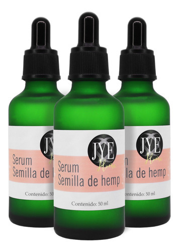 3 Serum Aceite Organico De Semilla De Hemp Jye Home 150 Ml Tipo de piel Todo tipo de piel