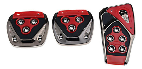 Pedal Antideslizante Universal Rojo Para Modificar El Coche