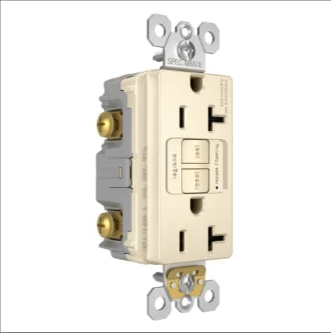 Legrand Radiant 20a, Toma Gfci De Autocomprobación, Almendra