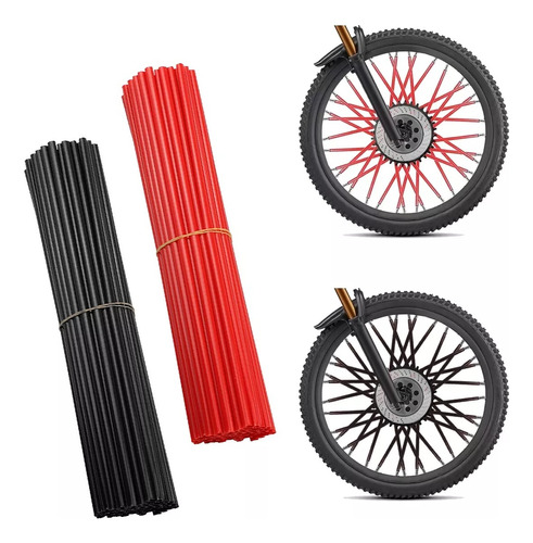 144pzs Popotes Cubre Rayos Popotes Spokes Rin Moto Bicicleta