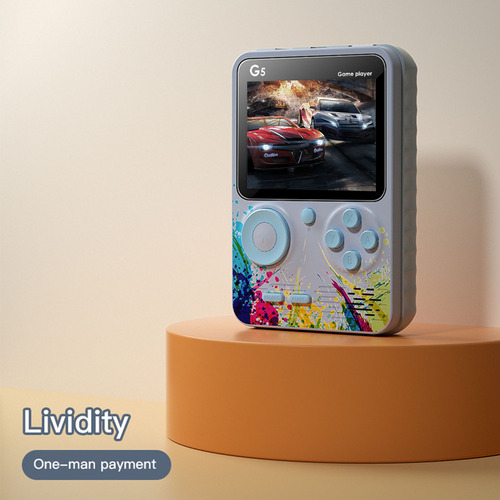 Consola De Juegos Con Pantalla A Todo Color Recargable Con B