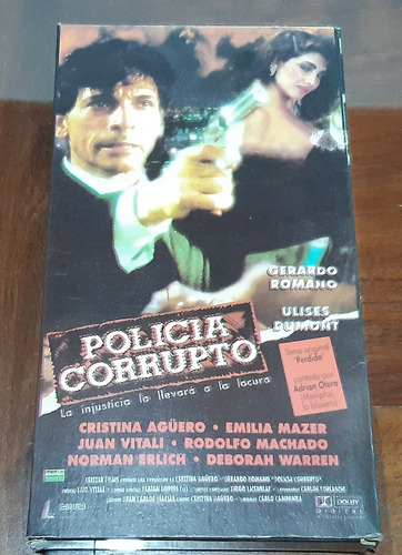 Policía Corrupto (vhs) Carlos Galettini-gerardo Romano