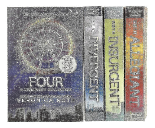 Juego Caja Tapa Blanda Cuatro Libros Serie Divergente: