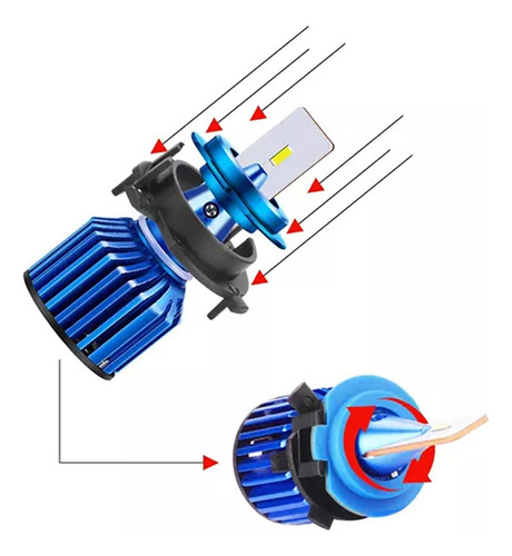 Adaptador Led H7 Para Hyundai H1, Santa Fe, Sorento Veloster