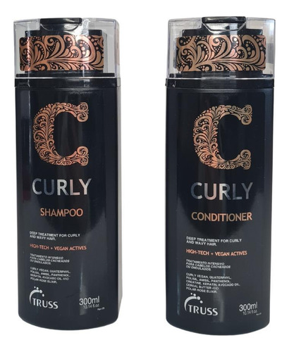 Kit Truss Curly Shampoo 300mls + Condicionador 300mls