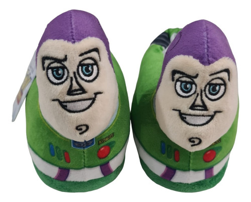 Pantufla 3d Buzz Lightyear Cadete Verde Toy Story Disney