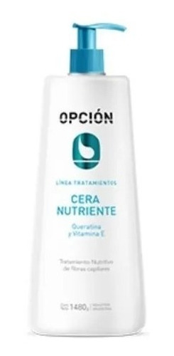 Opción Salón Cera Nutriente 1480gr Vitamina E Y Queratina