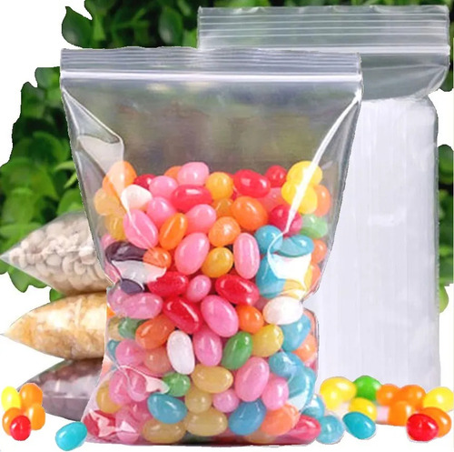 Bolsa Zipper 10x15 Cierre Hermético Pack X100u Transparente Zipper1015