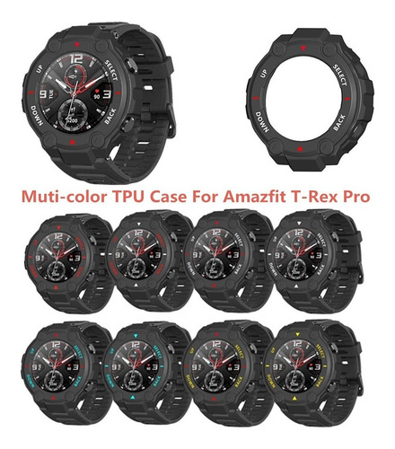 Imagen 4 de 7 de Funda Protectora Para -amazfit T-rex Smartwatch Protectiv