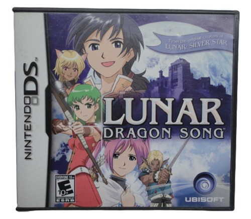 Lunar Dragon Song Ds Nintendo Ds Portada Reimpresa