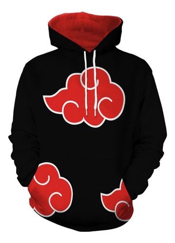 Naruto Akatsuki Sudadera Con Capucha Uchiha Itachi Adulto