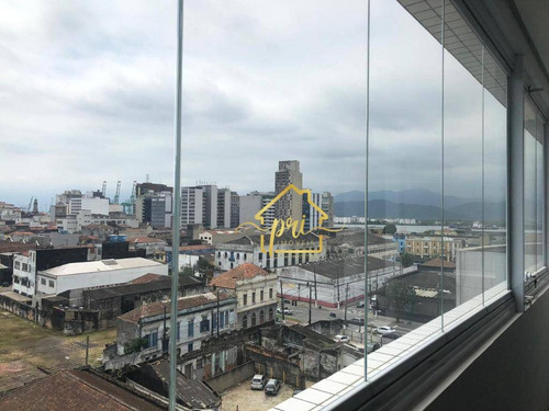 Imagem 1 de 22 de Sala, 60 M² - Venda Por R$ 425.000,00 Ou Aluguel Por R$ 2.500,00/ano - Centro - Santos/sp - Sa0075