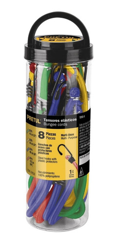 Tensores Elásticos, Set Con 8 Piezas, Pretul 22021
