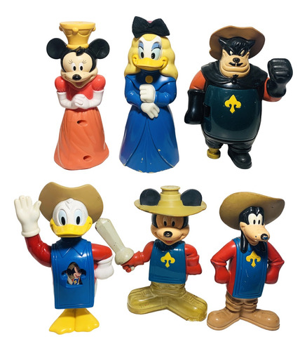 Los 3 Mosqueteros Disney Mcdonalds 2004 Colección Completa