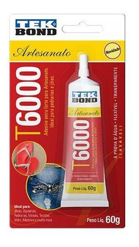 Cola De Artesanato 60g Tek Bond T6000