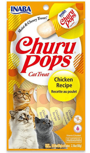 Inaba® Churu Pops Pollo 60g Para Gatos