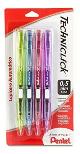 Pentel De México Pd105rdbp4-m Techniclick Rd Portaminas