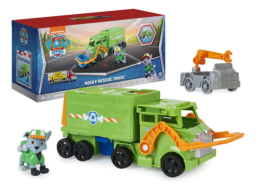 Vehículos Sin Control Remoto Paw Patrol Rocky Transforming