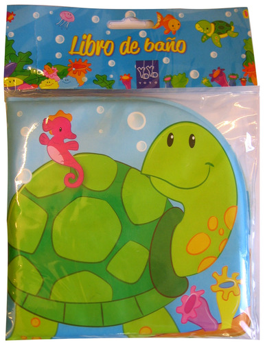 Libro de baño. Tortuga, de Yoyo. Serie Fuera de colección Editorial Timun Mas Infantil México en español, 2014