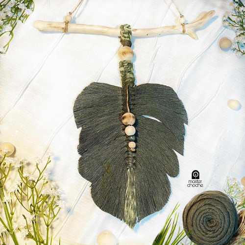 Imagen 2 de 6 de Hojas Colgantes En Macramé. Boho