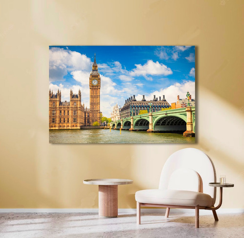 Cuadro Decorativo Moderno Big Ben Londres Inglaterra 90x60