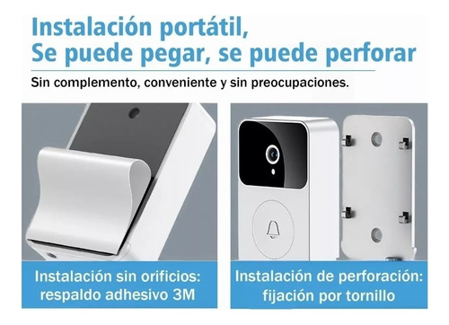 Timbre Cámara Wifi Seguridad Video Inalámbrico Smart