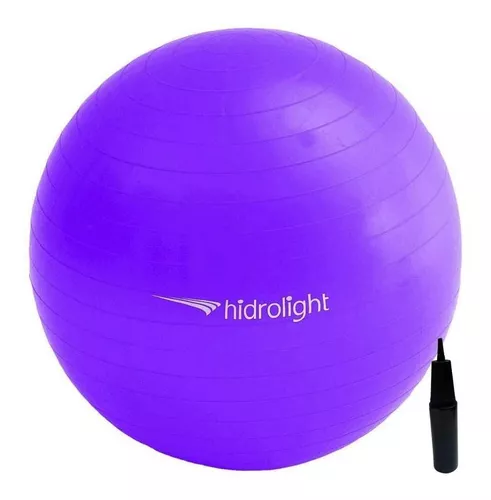 Bola De Exercícios Pilates Hidrolight Com Bomba 65cm