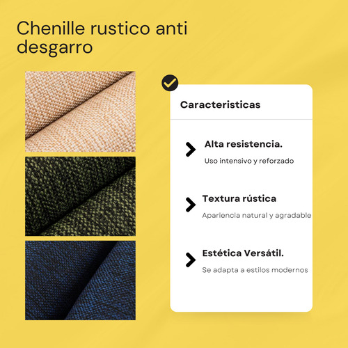 Sofa Cama 1.30mts Departamento Chenille Rustico Apto Mascota Chocolate Chenille Anti Desgarro