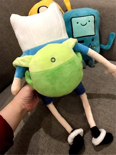 Muñeco De Peluche Adventure Time Finn Jake Penguin, 3 Piezas