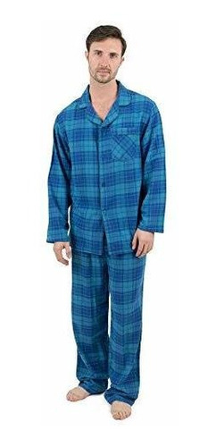 Pijamas De Franela Para Hombre Leveret Set De Pijama Navider 