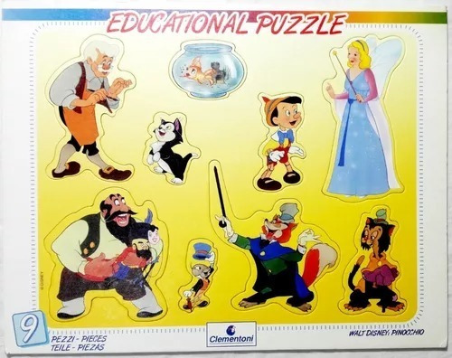 Rompecabezas Pinocho Italiano Clementoni Niñas Niños (Usado)