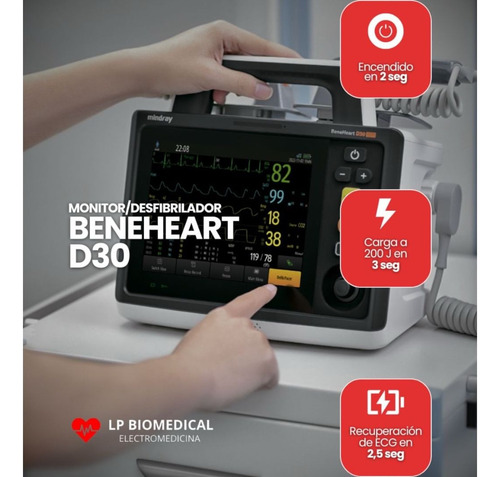Desfibrilador/monitor Mindray Beneheart D30