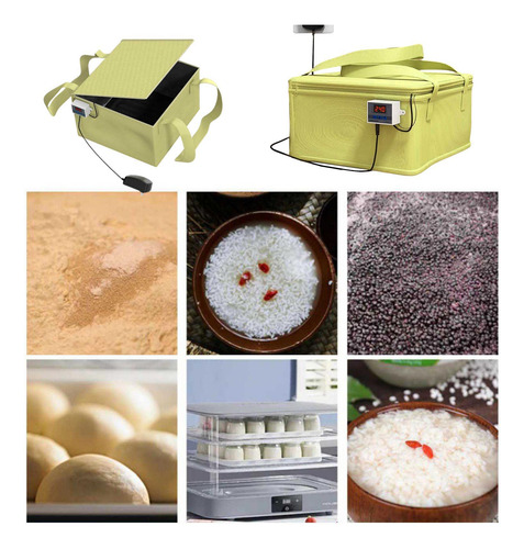 Caja Para Calentar Pan Bolsa De Fermentación Térmica Lavable
