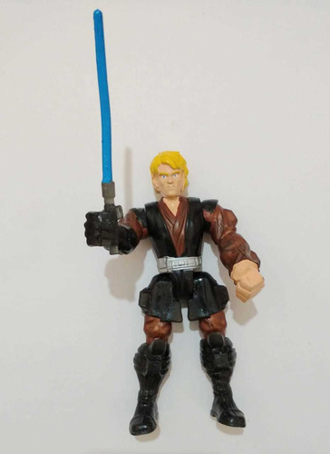 Anakin Skywalker Figura Star Wars Hecha En México Con Luz (Usado)