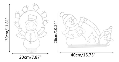Aa Lámparas Led De Navidad A Prueba De Agua Decoraciones