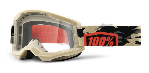 Strata 2 Goggle Kombat - Clear Lens Color De La Lente Claro Talla Unitalla