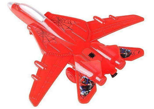 Aviao Spider-man A Corda Dy-536 Etitoys - Única Único