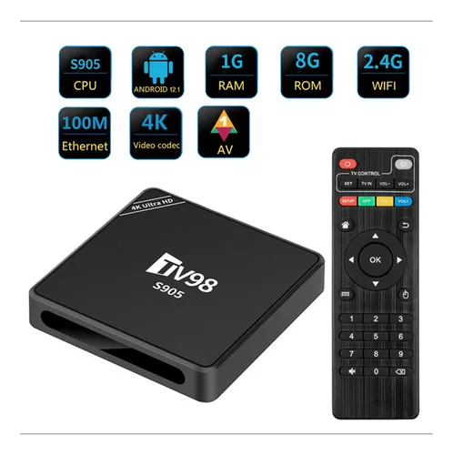 Dispositivo Tv Box Inteligente Decodificador Android - Temu Chile