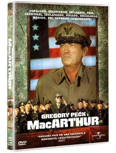 Macarthur - Dvd - Gregory Peck - Ivan Bonar - Ward Costello