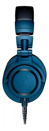 Audífonos Edición Limitada Ath-m50xds Audio Technica Color Azul Luz Rojo