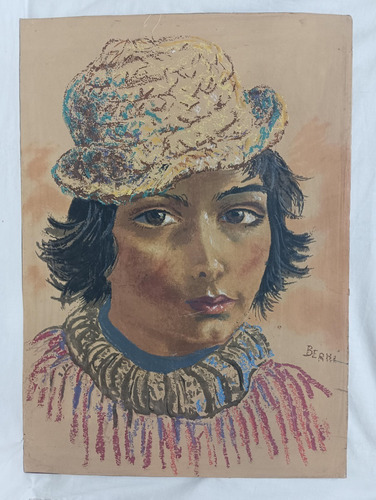 Serigrafia Antonio Berni - Muchacho Con Sombrero (Usado)